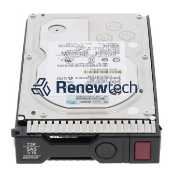 HP 652766-B21 - HPE 3TB SAS 6G 7.2K LFF HDD for G8-G10 Servers